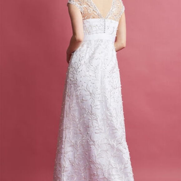 NEW Modcloth Romantic Revelries Ivory Maxi Dress - Picture 2 of 11